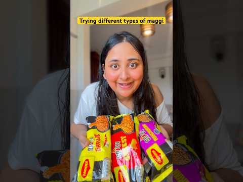 Trying different types of Maggi #minivlog #ytshorts #shorts thumbnail