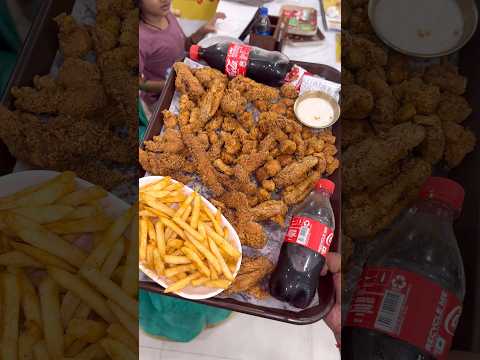 1 KG Heavy Large Fried Chicken Plate Eating for 699 Rupees in Tirupati #shorts #streetfood #foodie thumbnail