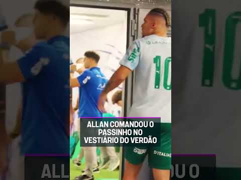 O FUNK ROLOU SOLTO NO VESTIÁRIO DO PALMEIRAS! 🕺🔥 #shorts thumbnail