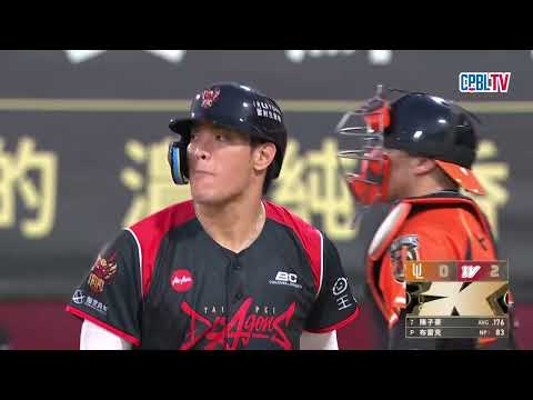 05/30 統一 VS 味全 七局下，統一由布雷克繼續投球，送給味全兩K結束半局 thumbnail