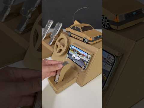 Volante com câmbio de marcha para jogos de carro #shorts thumbnail