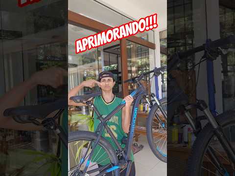 APRIMORANDO MINHA BIKE!!#shorts thumbnail