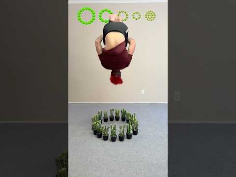 Cactus backflip challenge 😱 thumbnail