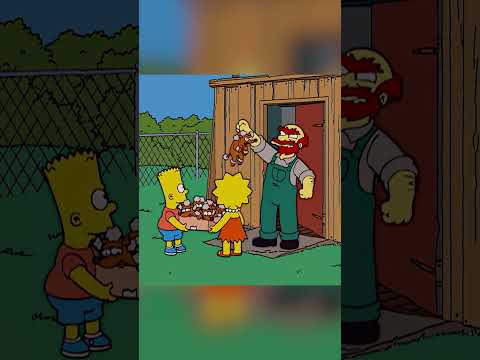 Lisa y Bart regalan cachorros 🐶 #shorts thumbnail
