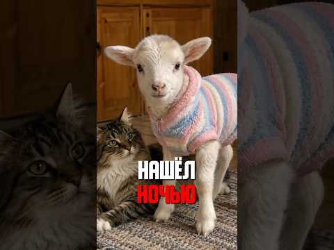 НАШЁЛ ЯГНЁНКА на трассе утром жена уже ШИЛА ЕМУ ОДЕЖДУ ??❤️ thumbnail
