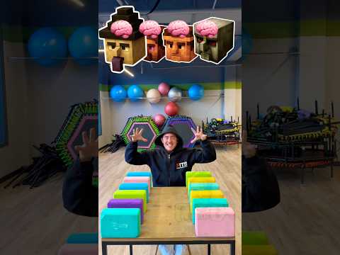 🦠Minecraft iQ🧠 Challenge | Witch🧙 vs Steve👤 vs RezoHulk👀 vs Golem🗿| Who is smarter?🥸 #india thumbnail