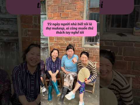 Từ ngày người nhà tôi biết tôi là thợ makeup, ai cũng muốn thử thách tôi #beauty #makeup #shorts thumbnail