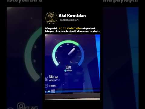 Dünyanın En Hızlı İnterneti! Görünce Şok Olacaksınız... ? thumbnail