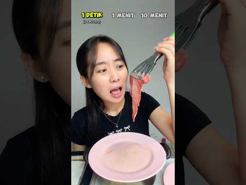 MASAK DAGING SELAMA 1 DETIK BOLEH DIMAKAN GA SIH !!?? 😫 thumbnail