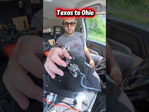 Texas to Ohio! #hobby #hamradio #morsecode #antenna #practice thumbnail