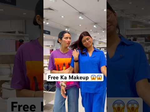 Free Ka Makeup 😂 #neetubisht #funny #lakhneet #comedy #youtubeshorts #trending #viral thumbnail