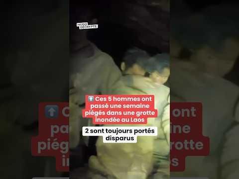 5 hommes ont passé une semaine piégés dans une grotte inondée au Laos thumbnail