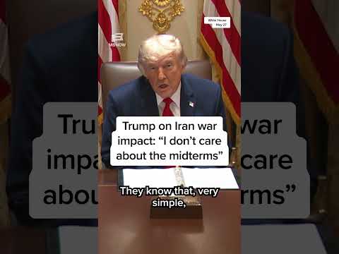 Trump on Iran war impact: "I don't care about the midterms" thumbnail