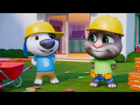 Tom the Builder 🚧  🛠️ Can He Make It? 🤨 Talking Tom Shorts ⭐️ Cartoons for Kids 🔴 24/7 LIVESTREAM thumbnail