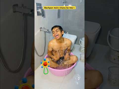 Bachpan mein nhana be like-:? #comedy #funny #funnyvideo #comedyvideo #youtubeshorts #funnyshorts thumbnail