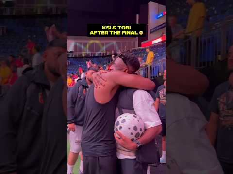 KSI Hugs Tobi before leaving Sidemen💔 thumbnail