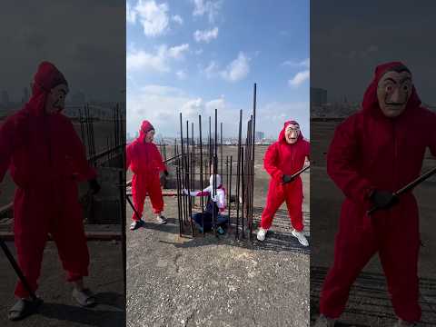 SPIDERMAN vs MONEY HEIST / PART.19 #spiderman #parkour #moneyheist thumbnail