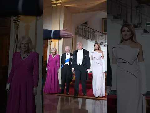 Trump, King Charles, Melania and Camilla Attend State Dinner thumbnail
