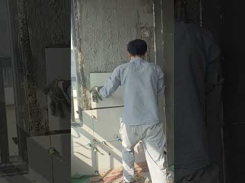 Tile installation P8765#shorts thumbnail