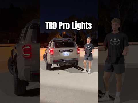 What do you think of the Toyota 4Runner TRD Pro’s lights? #toyota4runner #4runnertrdpro thumbnail