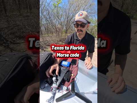 Texas to Florida  🌞  #hobby #hamradio #hamradiolife #radiooperator #morsecode thumbnail