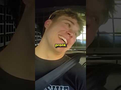 Bro farted in a police car 😭💀 #fredbeyer #cops #prank thumbnail