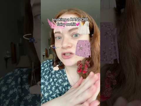 Making a RANDOM Fairy Outfit!💞✨ #youtubeshorts #fashion #shorts #short #outfit thumbnail