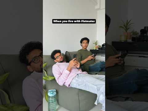 When You Live With Flatmates 😭 #bachelors #flatmates #comedy thumbnail