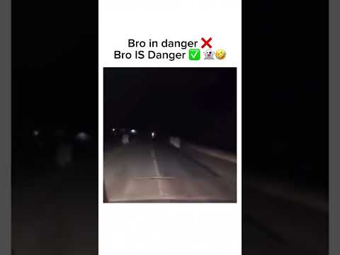 Bro IS Danger, not in danger! 💀😂 Sub for more! #shorts #prank just a prank nobody war hurt thumbnail