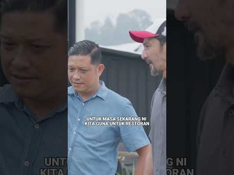 Bunga Telang Sampai Sayur, Semua Tanam Sendiri Untuk Restoran #shorts thumbnail