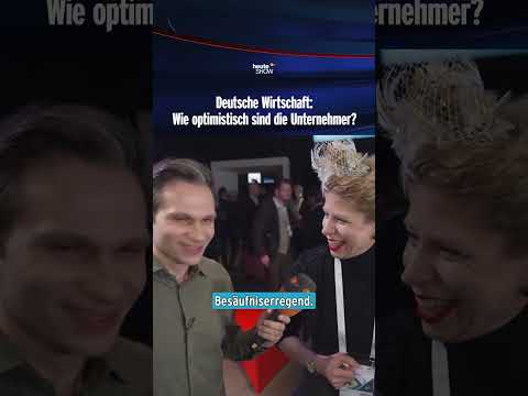Deutsche Wirtschaft: Wie optimistisch sind die Unternehmer? | heute-show #shorts thumbnail