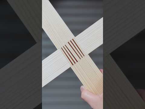 A New Wedge Joint #shorts #woodworking #diy thumbnail