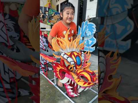 Layangan naga Udin Kancil keluar kandang #layangan #layangannaga #kite #lucu #funny thumbnail