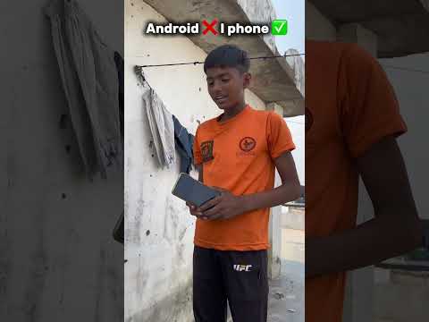 Android❌ iPhone✅? #comedy #youtubeshorts #viral #funny #trending thumbnail