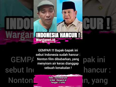 Bapak-bapak ini sebut Indonesia sudah hancur. 13/05 #mbg #keracunan #indonesia #hancur #andrieyunus thumbnail
