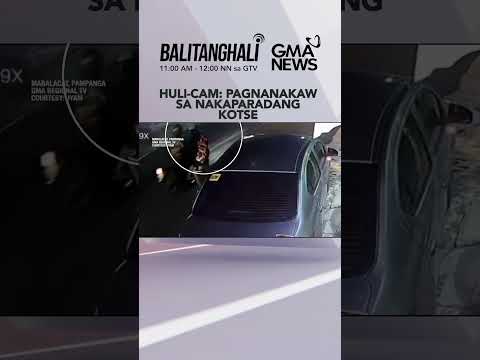 Nanakawan ang isang nakaparadang kotse sa Mabalacat, Pampanga... #shorts | Balitanghali thumbnail