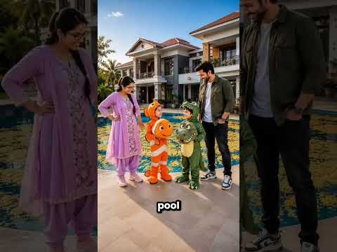 Mom threw all the noodles into the pool! ?? thumbnail