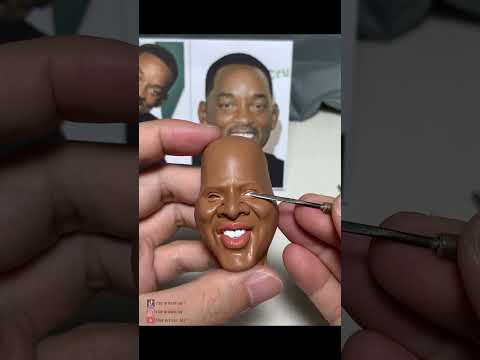 Part 1 ：Sculpting Will Smith’s Expressive Face | Handmade Clay Art thumbnail