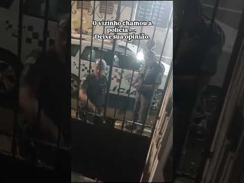 SOM ALTO  - Morador discute com PM #shorts #noticias thumbnail