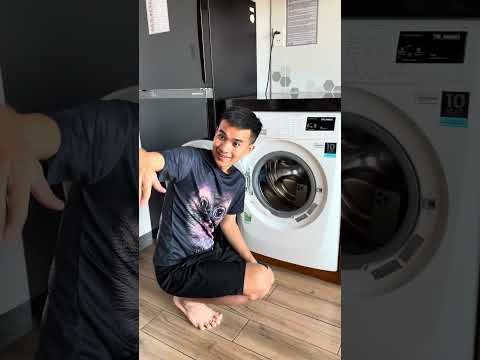LNS - Chụp hình gia đình trong máy giặt || Taking family photos using a washing machine. #shorts thumbnail