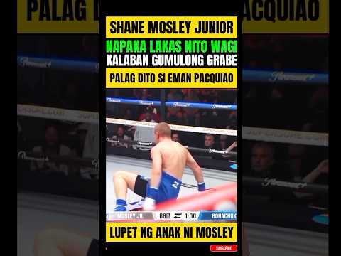 SHANE MOSLEY JUNIOR! ITAPAT KAY EMAN BACOSA! DILIKADO, NAPAKA LAKAS NITO! thumbnail