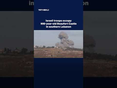 Israeli troops occupy 900-year-old Beaufort Castle in southern Lebanon thumbnail
