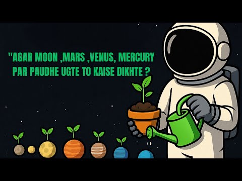 "Agar Moon, Mars, Venus , Mercury Par Paudhe Ugte To Kaise Dikhte ? thumbnail