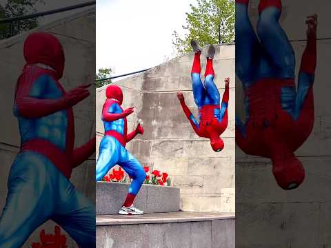 Parkour spiderman😱 #spiderman thumbnail