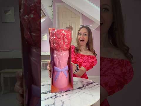 [ASMR] UNBOXING THE *NEW* BARBIE PETAL POP REVEAL!!😍💐🎀💦 (7+ SURPRISES OMG!!🫢) #Shorts thumbnail