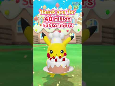 Pokémon Shorts - Thank you for 40 Million Subscribers! - #PokemonFunVideo #PokemonKidsTV​ thumbnail