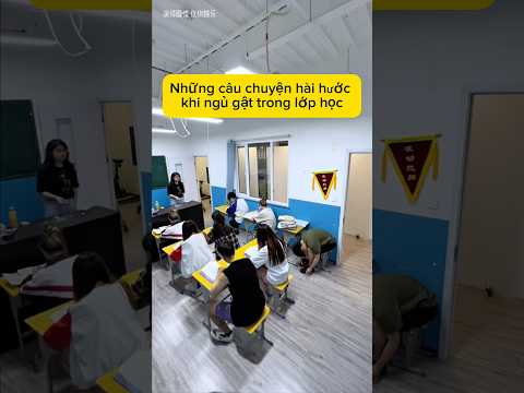 Ngủ gật trong lớp học và những câu chuyện hài hước#haihuoc #shorts thumbnail