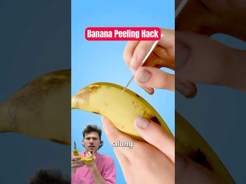 Banana Peeling Hack! @zackdfilms thumbnail