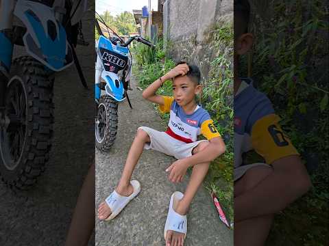 faqih cape motor mini trail nya gak nyala nyala#trendingshorts thumbnail