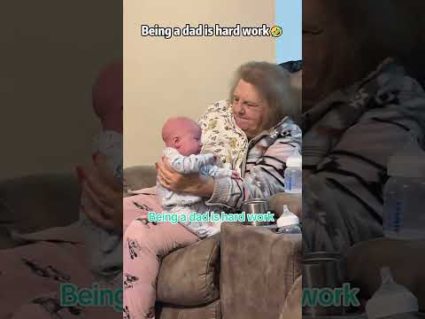 Dad take care of kid#funny #dad#baby thumbnail